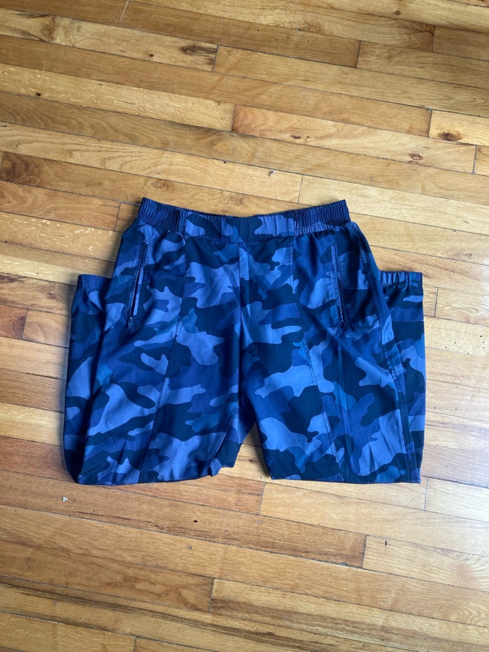 Old Navy Blue Camouflage Track Joggers